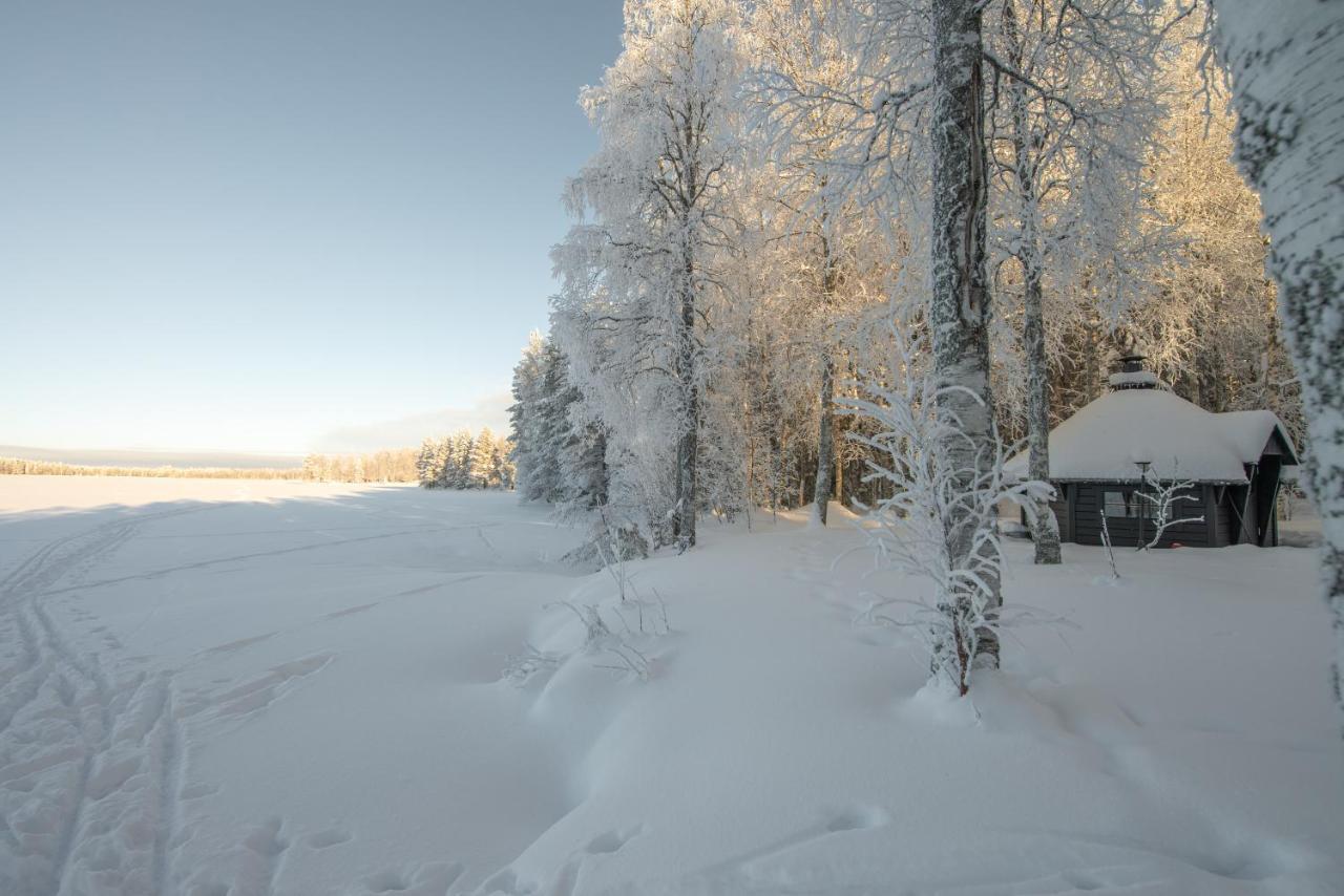 Laehderinne - 2 Bedroom Log Cabin, Private Beach, Wifi & Sauna Puolanka Exterior photo